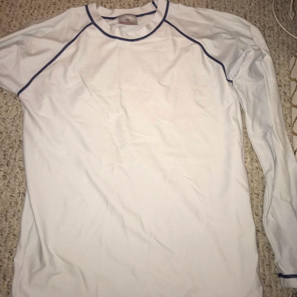 Hanna Andersson  white rash guard